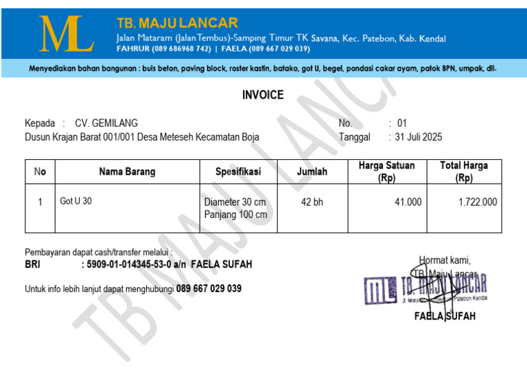 Tb Maju Lancar 2: Solusi Retail Terpercaya di Cilacap